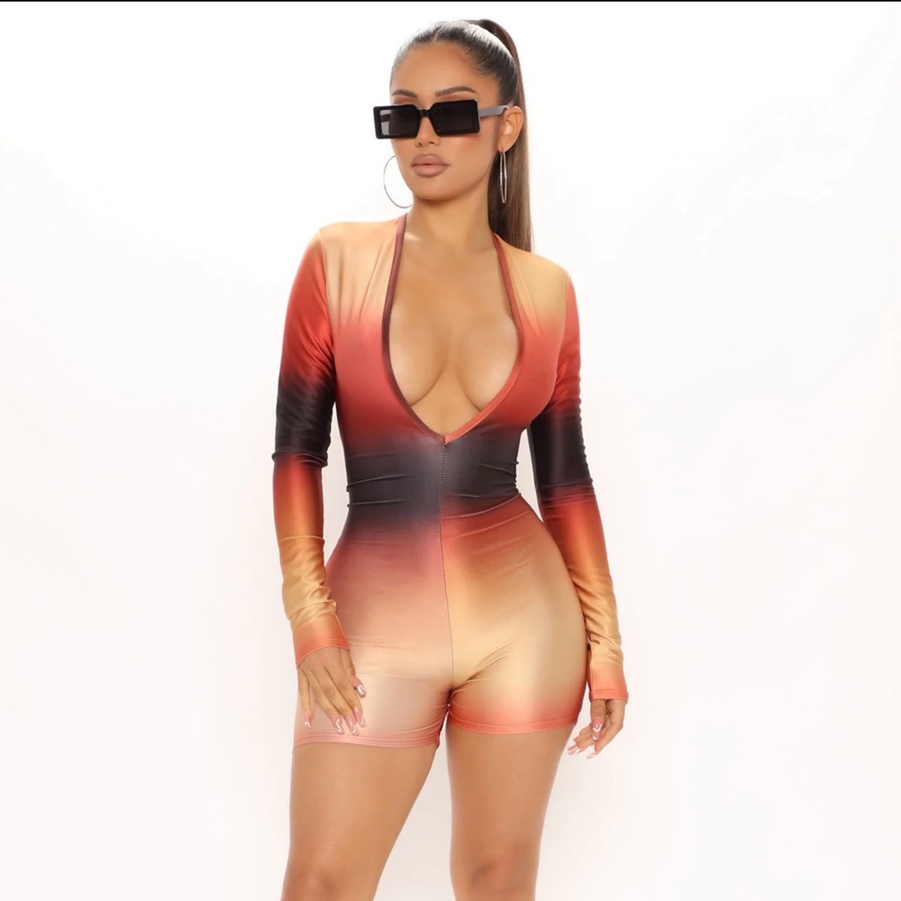 Fashion Nova Ombré Romper